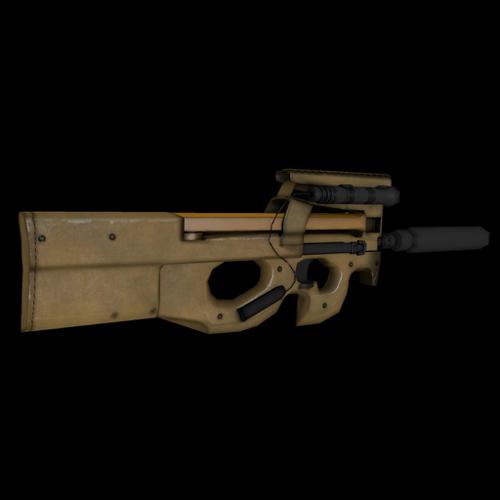 P90 Retextured preview image
